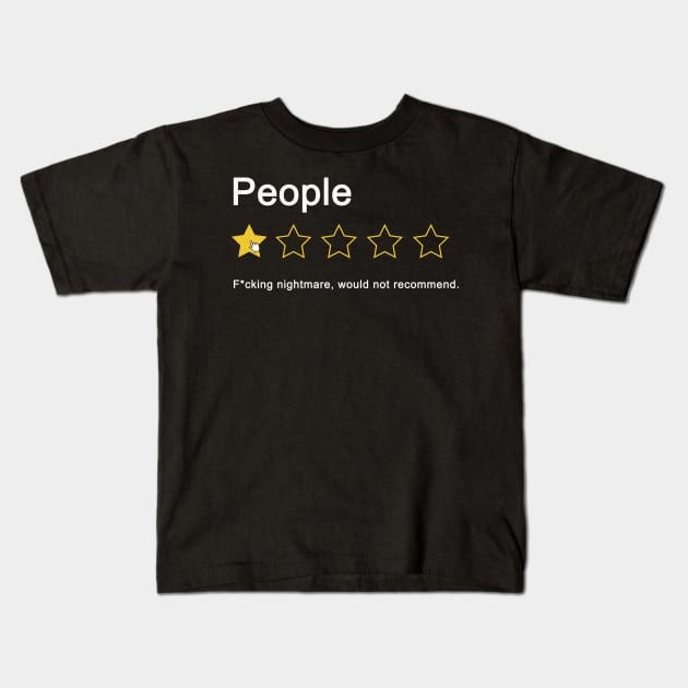 People One Star Kids T-Shirt by sopiansentor8